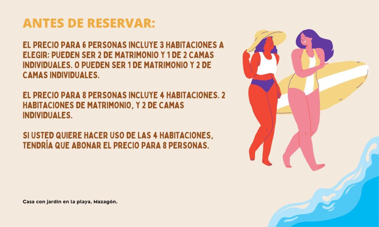 Casa Con Jardin En La Playa Ferienhaus *